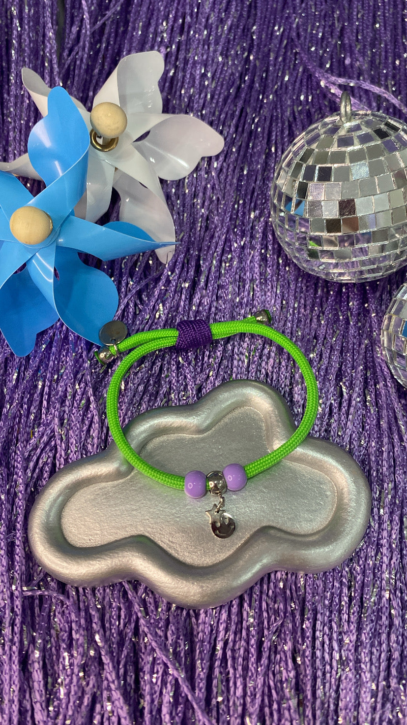 Pulsera kentia "summer" carita sonriente