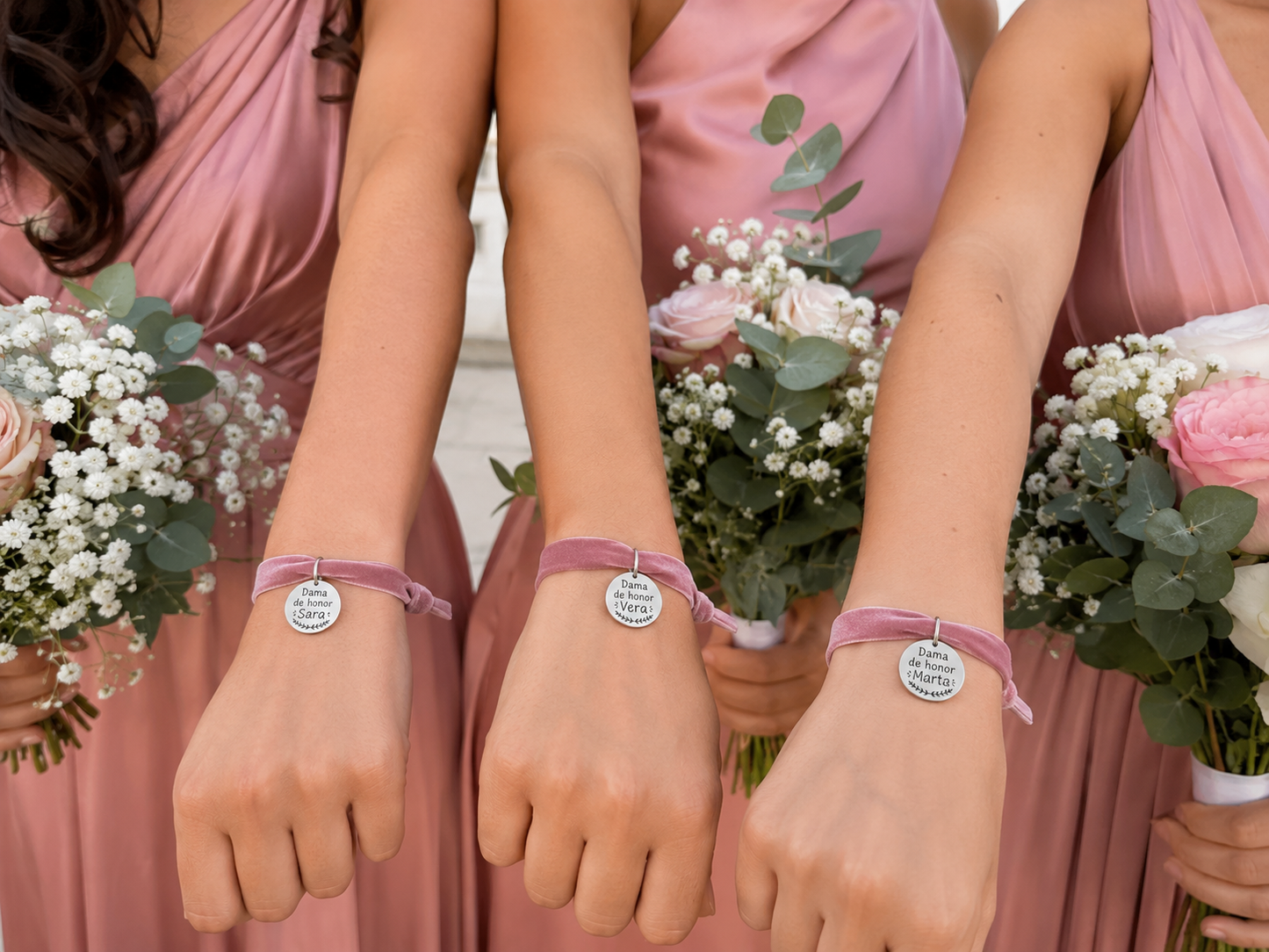 Medallitas damas de honor