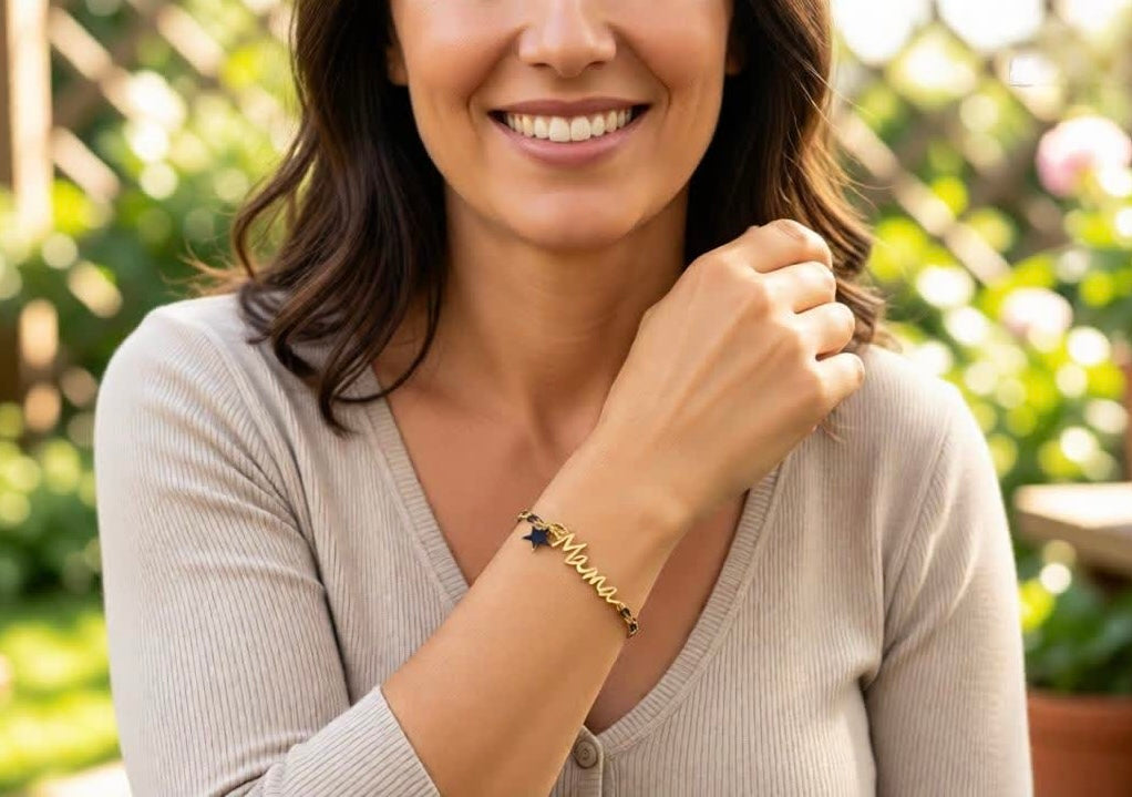 Pulsera biselada mama