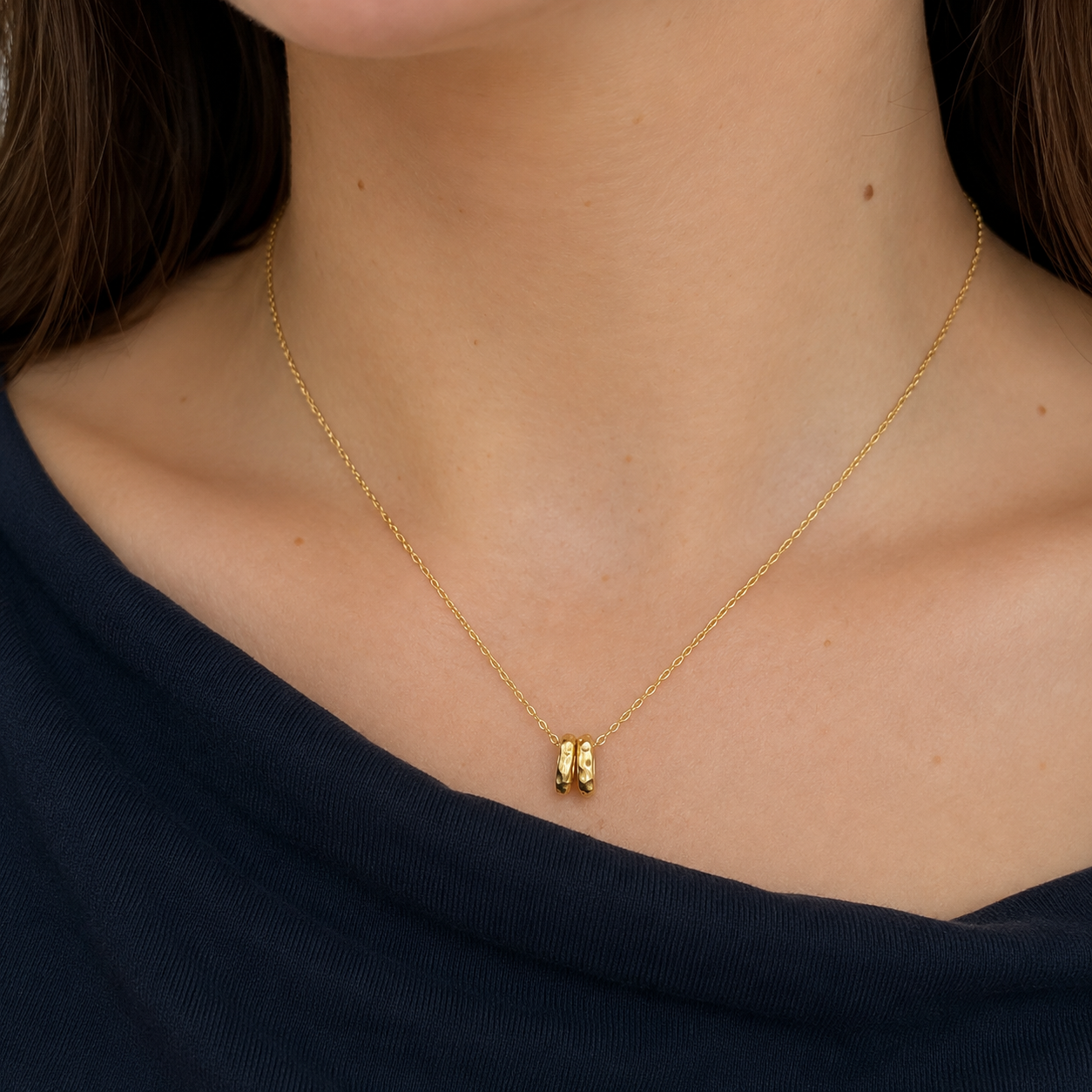 Collar alianza plata boda
