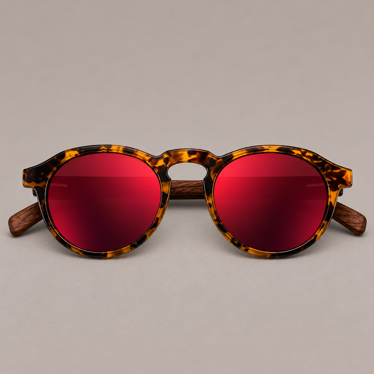 Gafas de sol redondas con estampado