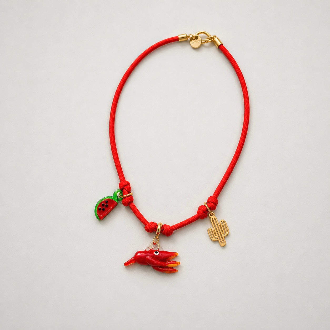 Collar langosta con charms