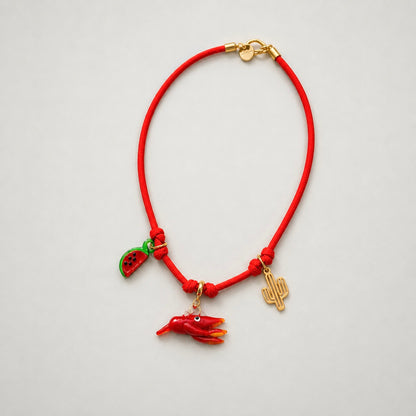 Collar langosta con charms