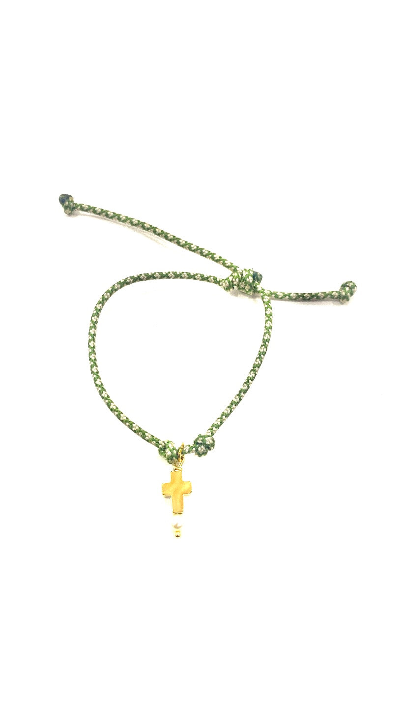 Pack Pulsera cruz con bolita