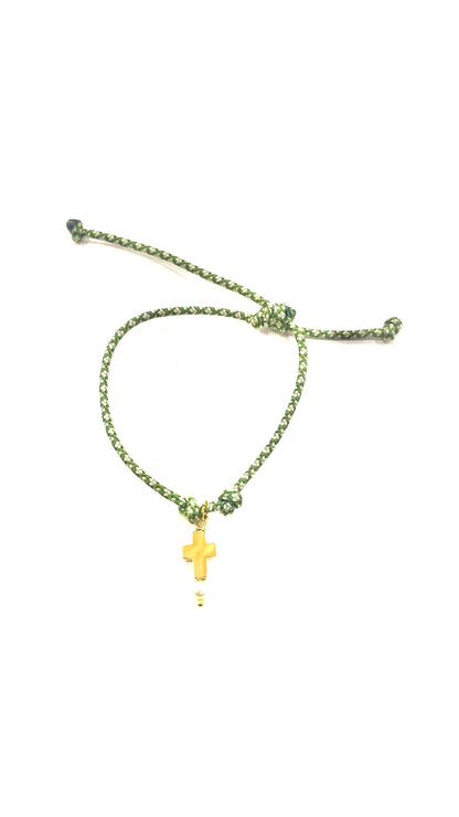 Pack Pulsera cruz con bolita