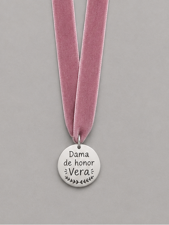 Medallitas damas de honor