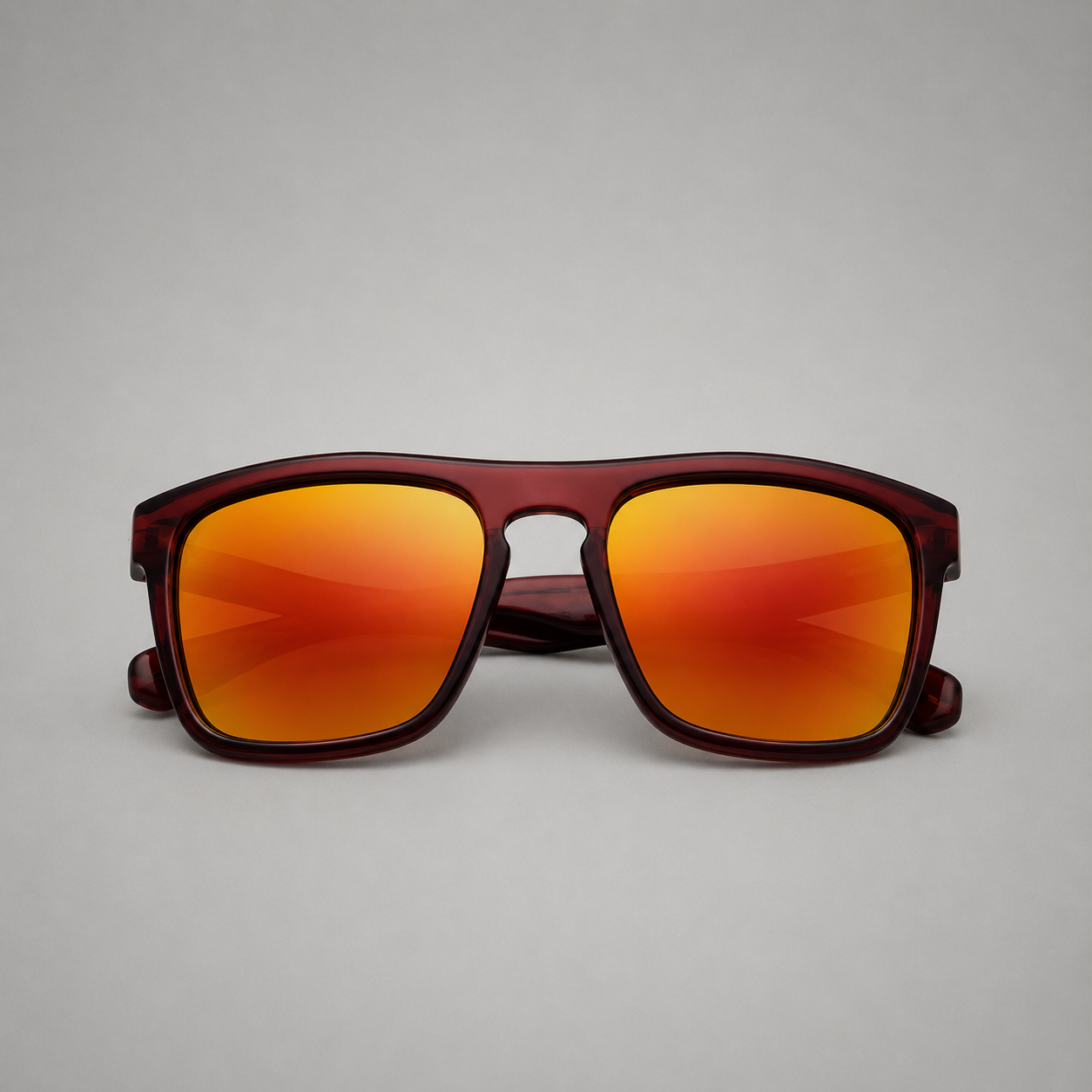 Gafas de sol marron rectangular