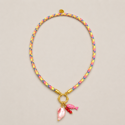 Collar timón concha