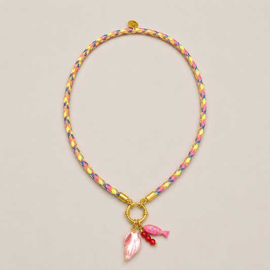 Collar timón concha