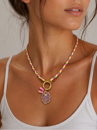 Collar timón hoja