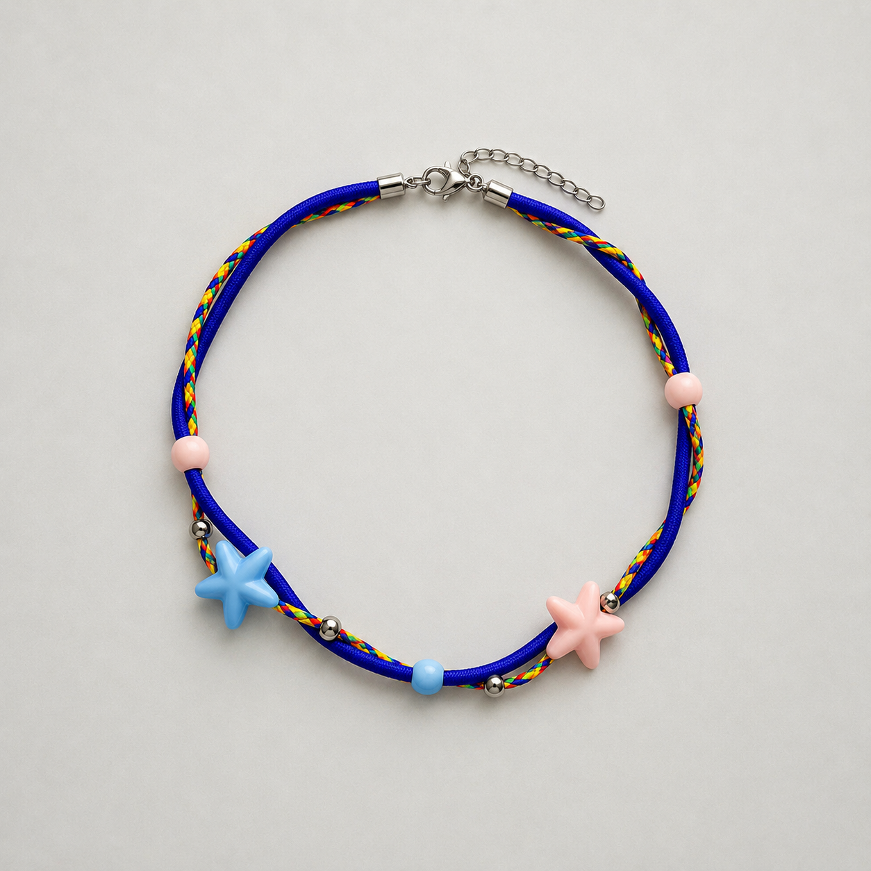 Collar doble cuerda estrella