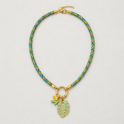Collar timón hoja