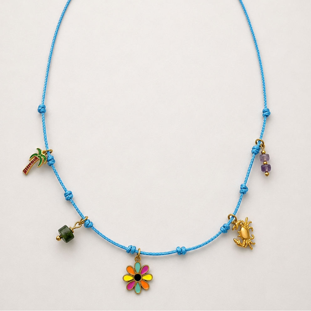 Collar nuditos con charms