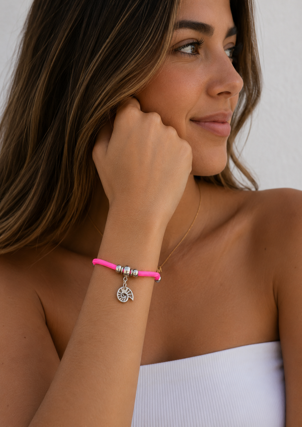 Pulsera kentia caracola
