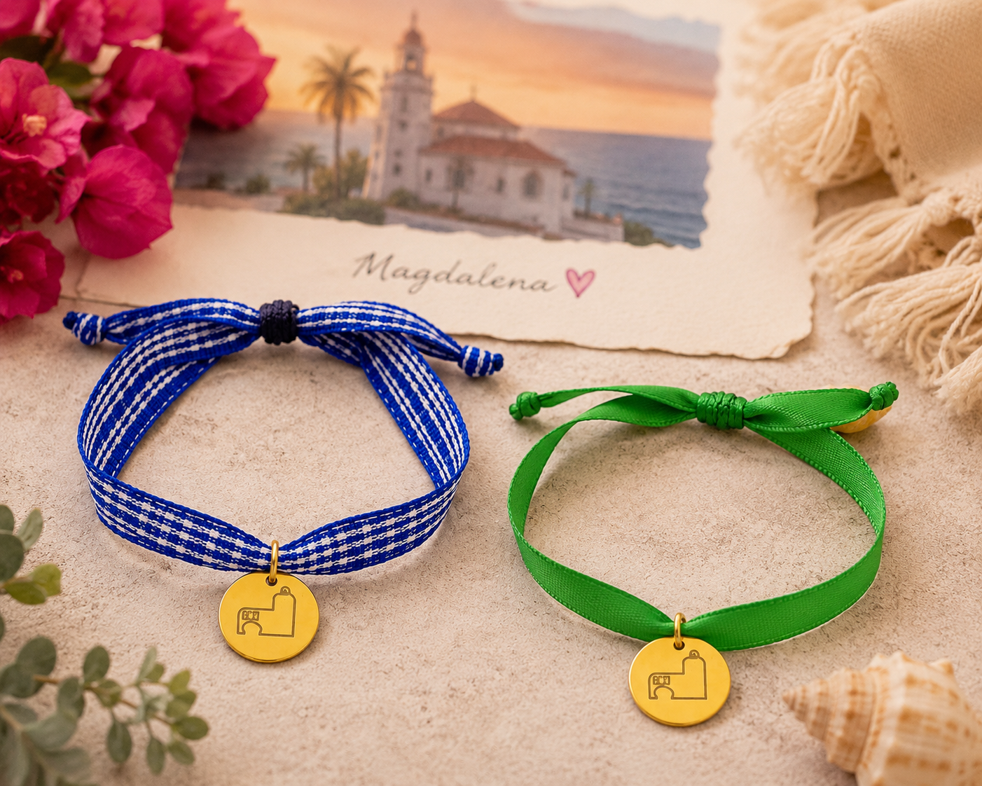 Pulseras Medalla Ermita Magdalena CINTA