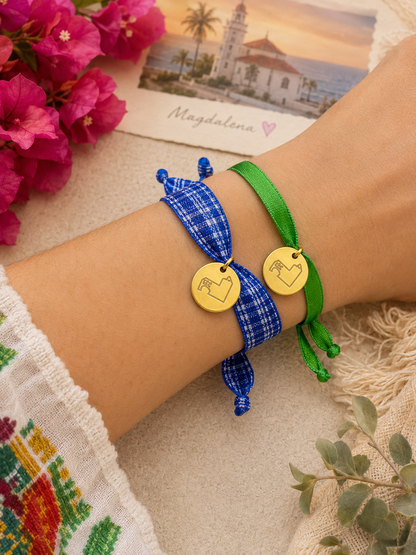 Pulseras Medalla Ermita Magdalena CINTA
