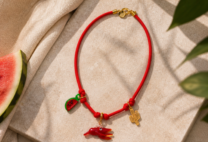 Collar langosta con charms