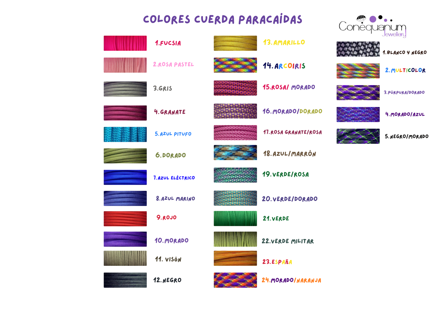 Pack 5 Pulseras inicial eventos