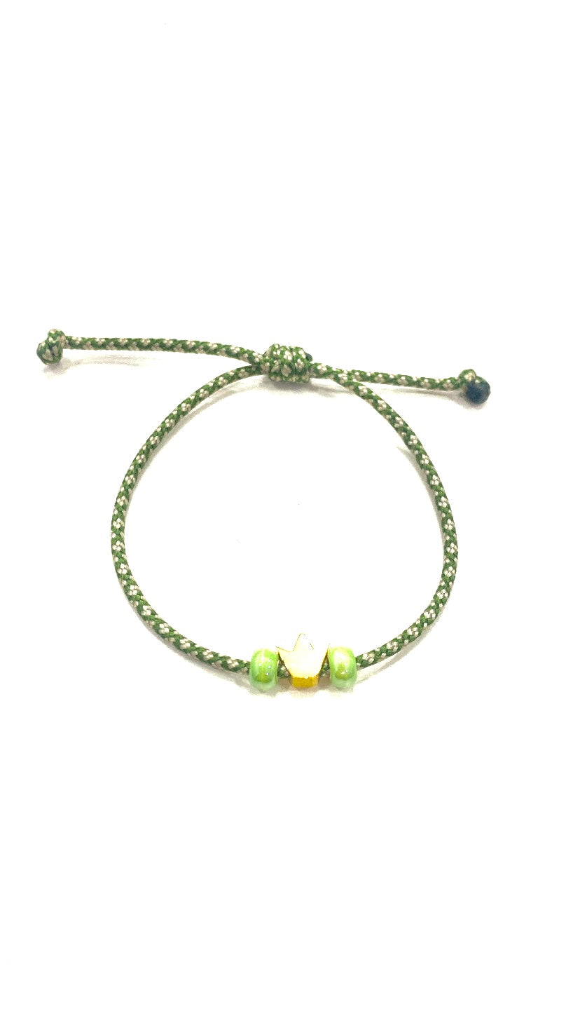 Pack Pulsera formas doradas con bolitas evento