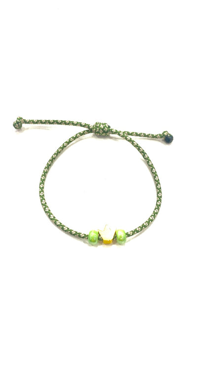 Pack Pulsera formas doradas con bolitas evento