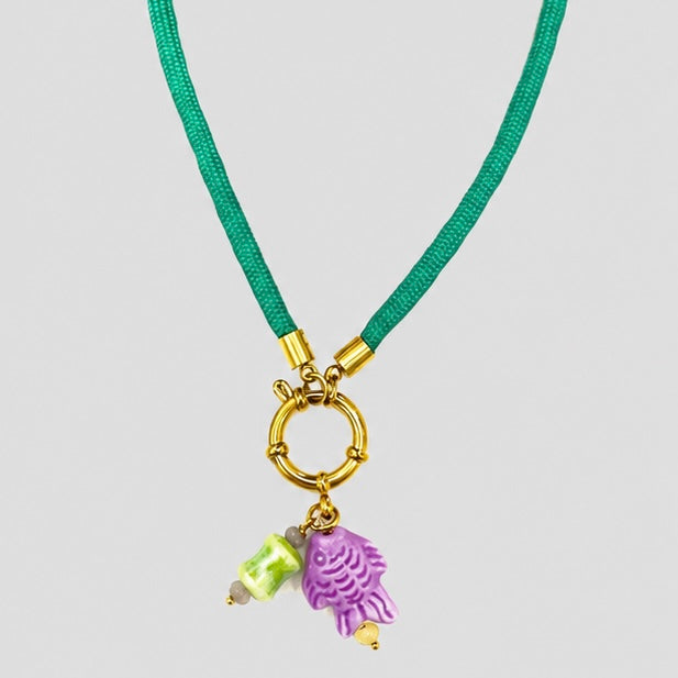 Collar timón pez
