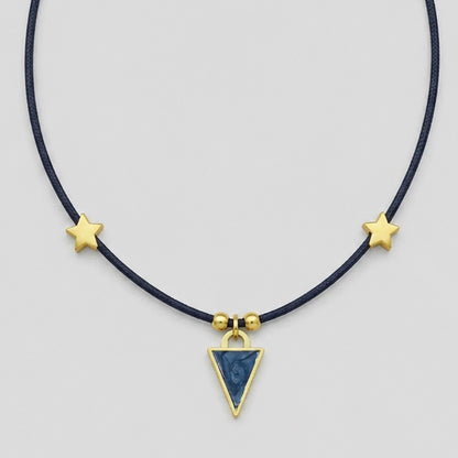 Collar Triangle Estrellas
