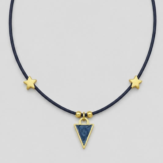 Collar Triangle Estrellas