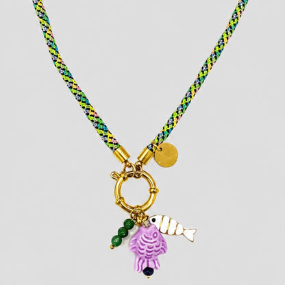 Collar timón pez
