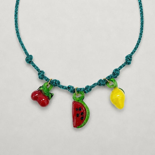 Collar cuerda sandía
