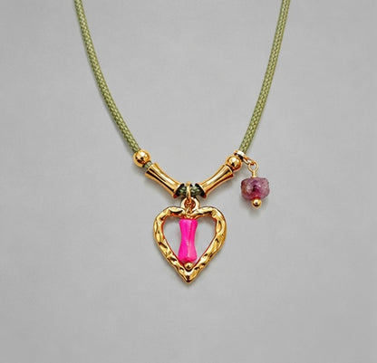 Collar Corazón Dorado
