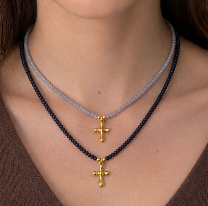 Collares cristales Cruz