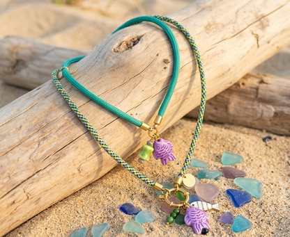 Collar timón pez