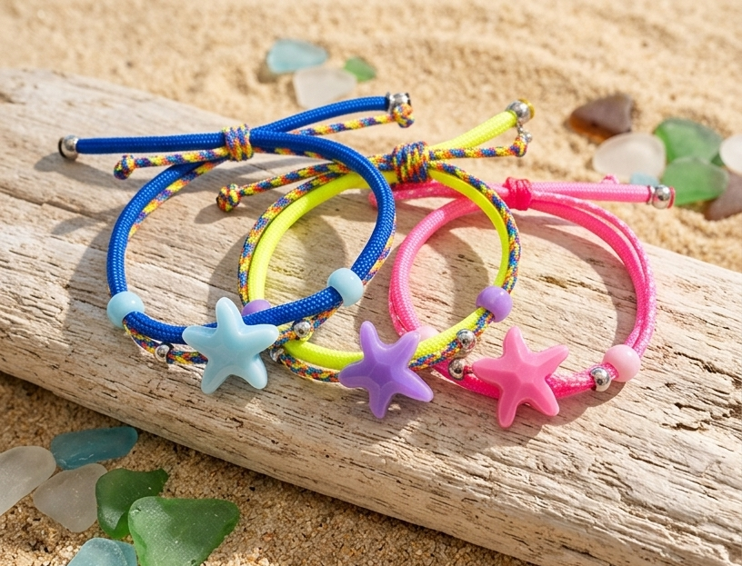 Pulsera doble cuerda estrella