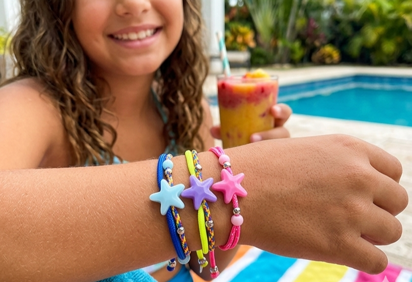 Pulsera doble cuerda estrella