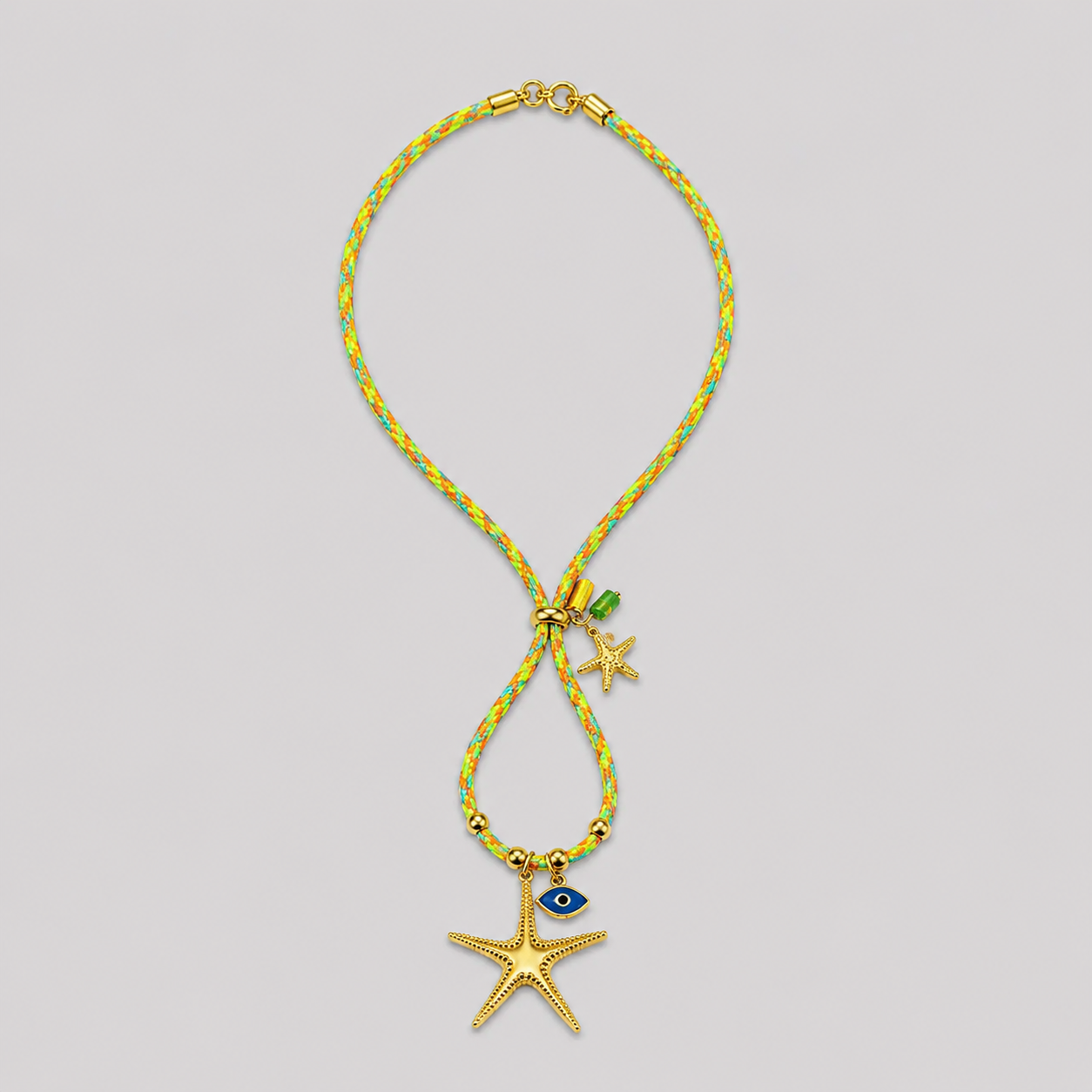 Collar estrella multicolor