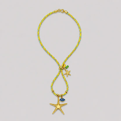 Collar estrella multicolor