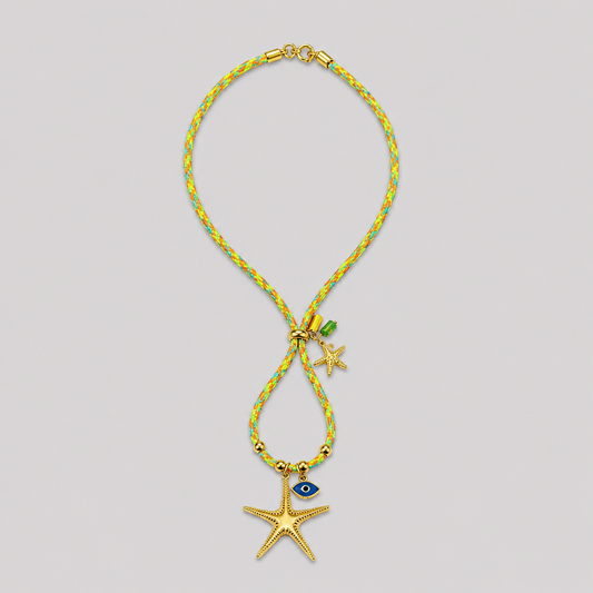 Collar estrella multicolor