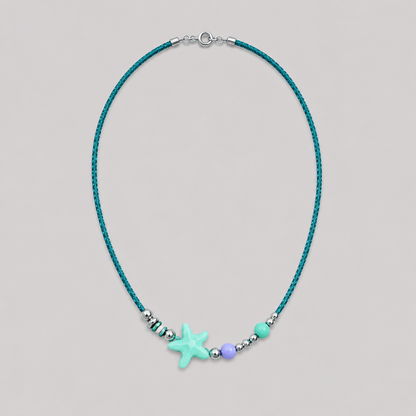 Collar estrellita bolitas