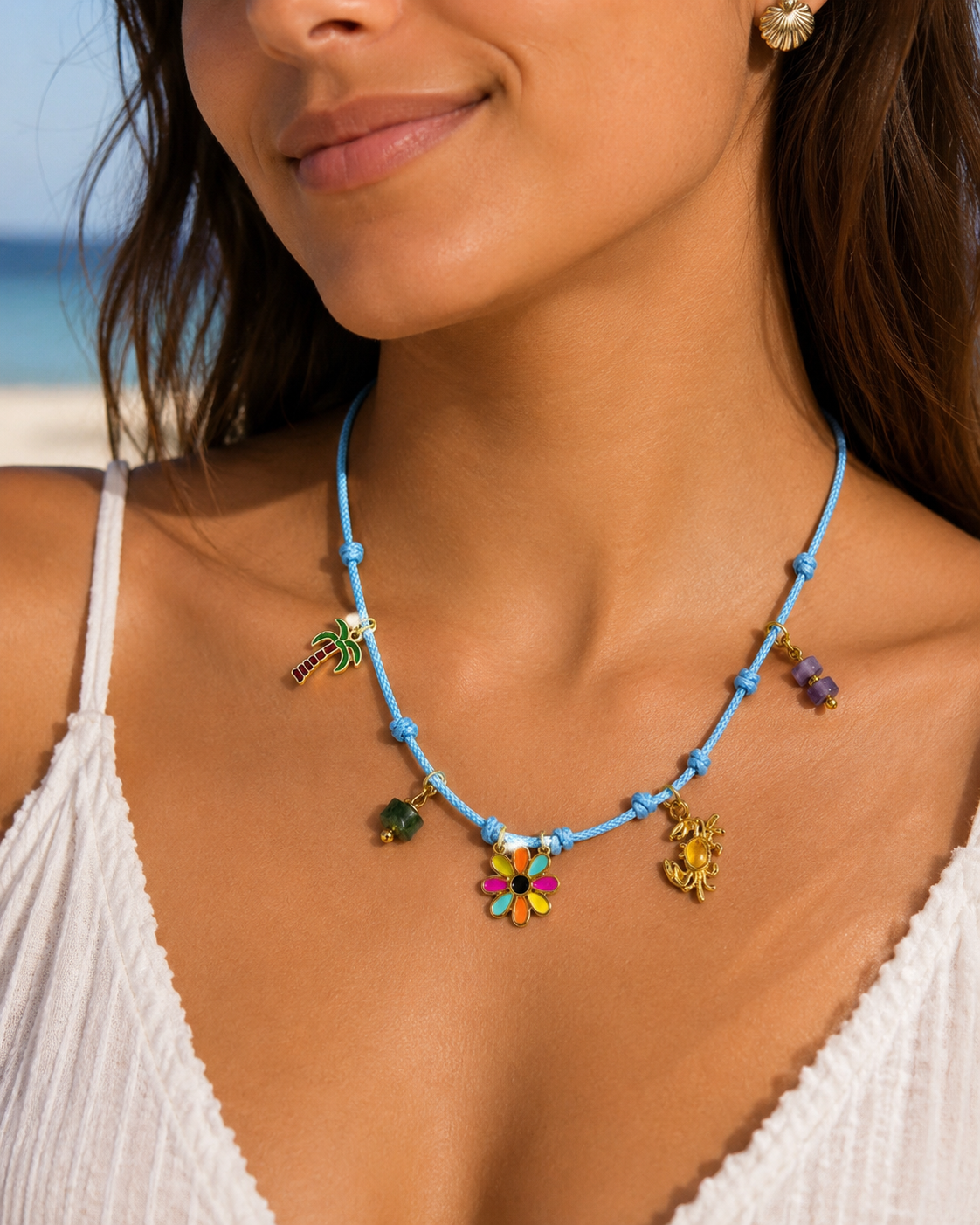 Collar nuditos con charms