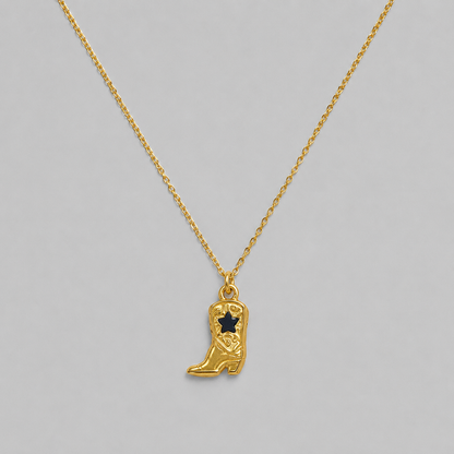 Collar bota cowboy