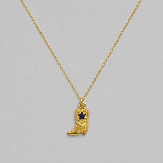 Collar bota cowboy