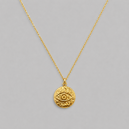 Collar medallón ojo