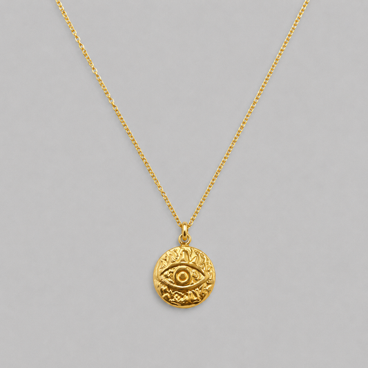 Collar medallón ojo