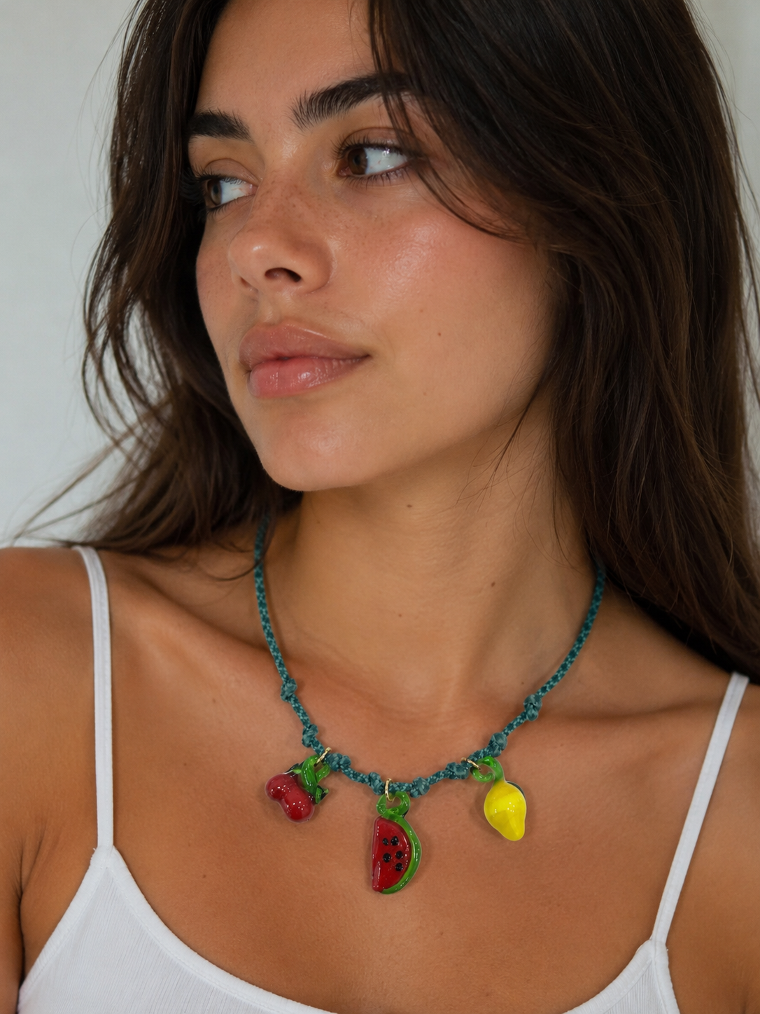 Collar cuerda sandía