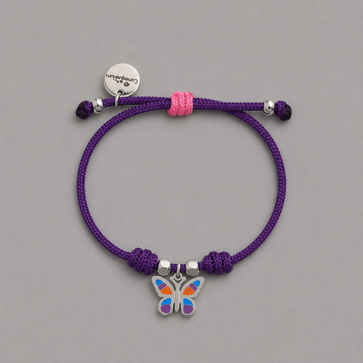 Pulsera mariposa de colores