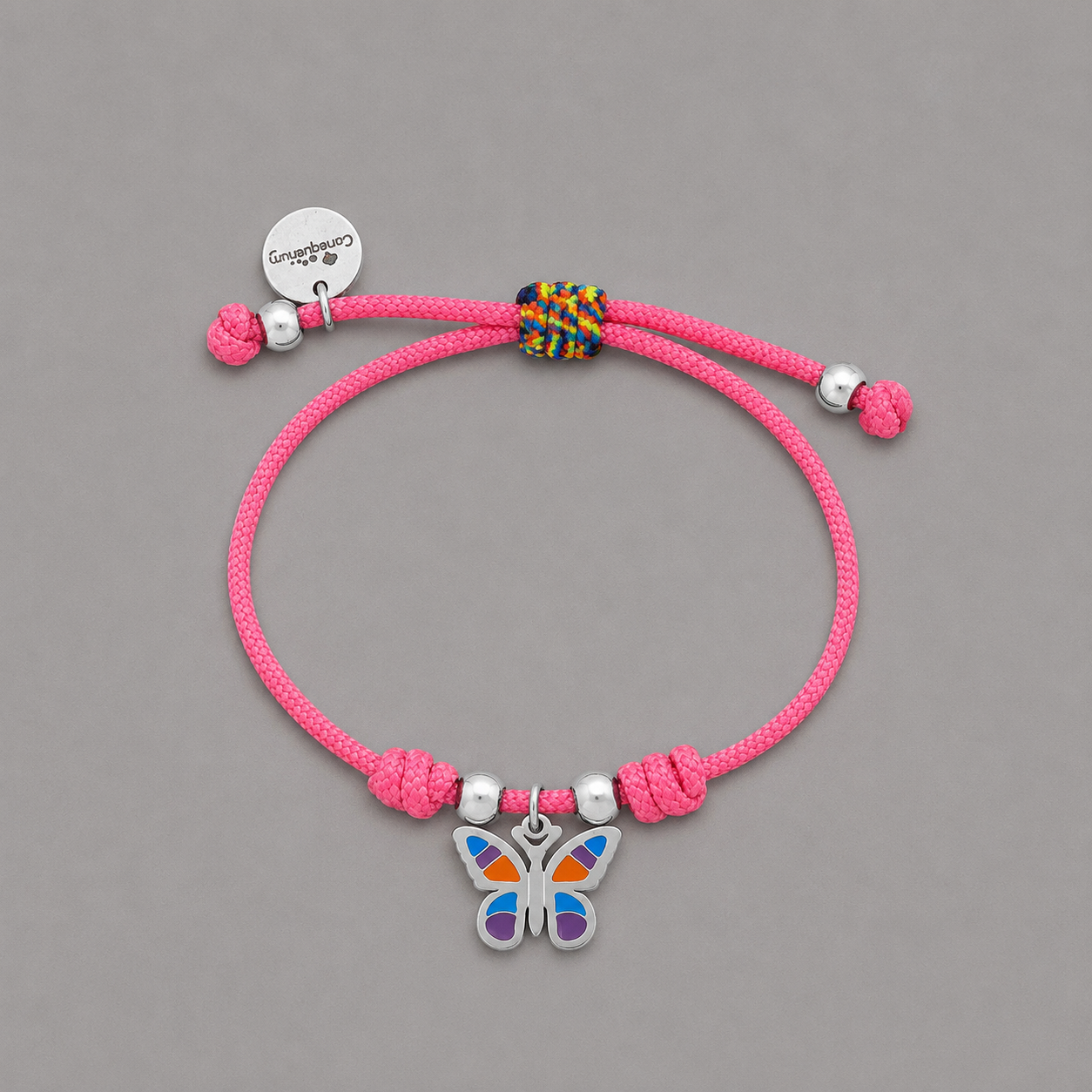 Pulsera mariposa de colores