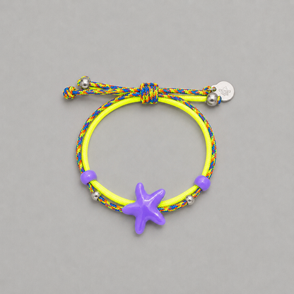 Pulsera doble cuerda estrella