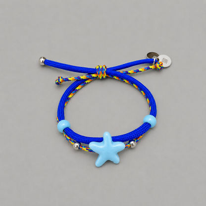 Pulsera doble cuerda estrella