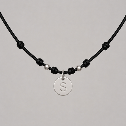 Collar inicial plata