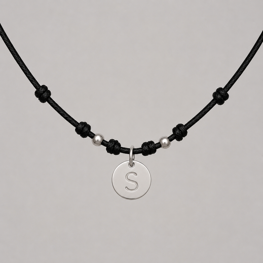 Collar inicial plata